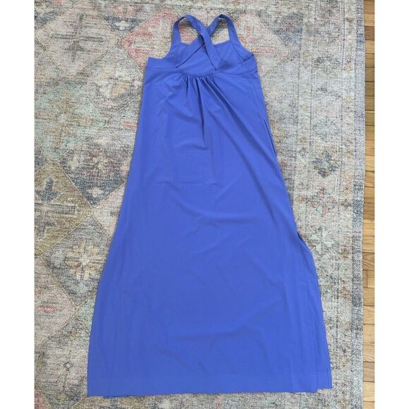 Athleta Arrival Maxi Cross Back Dress Size XS Lilac Purple Blue - Picture 5 of 11